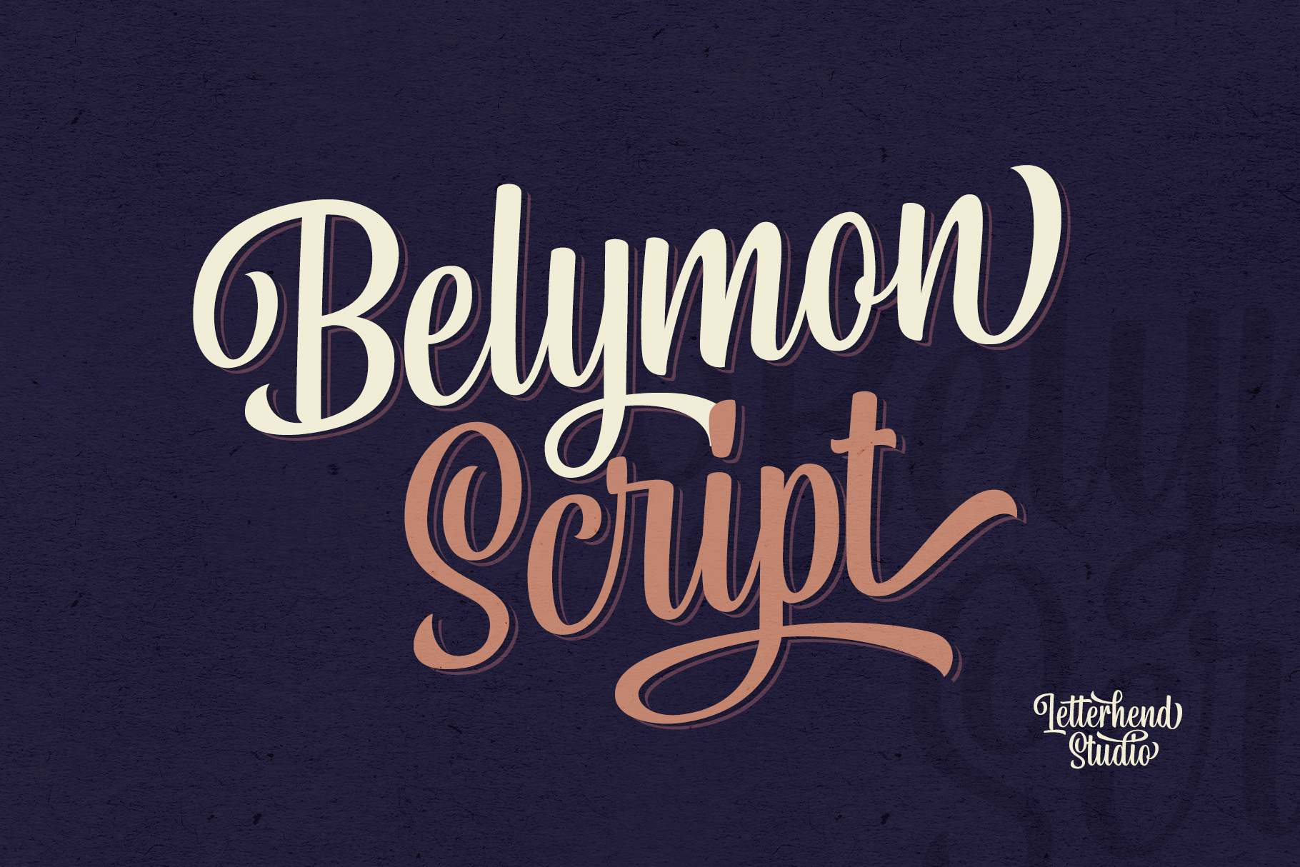 Belymon Script sample image